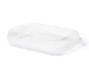 TARGET HARD SIDED ZIPPER PENCIL CASE CLEAR BY UP & UP SET OF 2 *NWT*