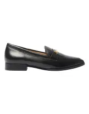 [Easy Steps] Leon Loafers in Black Leather