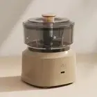 Electric Garlic Masher Mincer 350ml Food Chopper Mud Meat Grinder (Coffee )