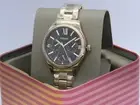 NEW AUTHENTIC FOSSIL RYE MULTIFUNCTION GOLD BLACK CHRONOGRAPH WOMEN BQ3757 WATCH