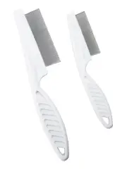 2 PCS Flea Comb for Dogs and Cats - Promotes Hair Growth and Removes Loose Ha...