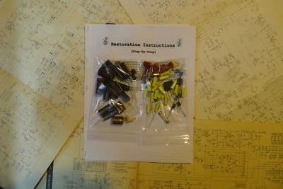 Harman Kardon TA120 tube restoration kit service recap capacitor fix rebuild