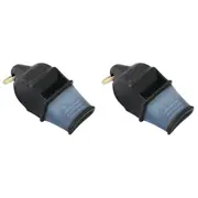 2PK Fox 40 Summit Sonik Blast CMG Whistle Accessory w/ Breakaway Lanyard Black