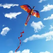 3D Dragon Kite Stereoscopic Dragon Kites for Kids Adults Easy to Fly with Handle 100m line, Fun Toys for Lawn, Beach, Garden Family Gatherings