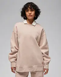 在飛比找Nike官方商店優惠-Jordan Flight Fleece 女款圓領運動衫