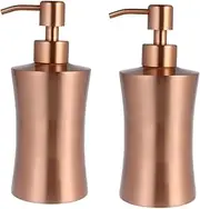 2pcs refillable Dispenser Bottle Lotion Pump soap Pump Bottle Plastic Soap Bottle Shampoo Bottle Pump Liquid Dispenser Pump Bottle Hand soap Dispensing Bottle Portable Travel
