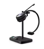Yealink 1308000 WH62 Mono Teams Black Wireless DECT Headset w Base