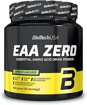 BioTechUSA EAA Zero Flavoured Dietary Supplement Drink Powder with Essential Amino acids, L-glutamine and sweeteners, 350 g, Apple