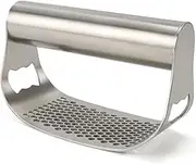 Garlic Press Rocker Garlic Mincer Garlic Crusher with Peeler Comfortable Handle Too Garlic Garlic Chopper Y6I6 for Smash