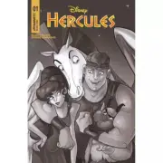 HERCULES #1 COVER L LOLLI BLACK & WHITE VARIANT DYNAMITE COMICS 2024 DISNEY