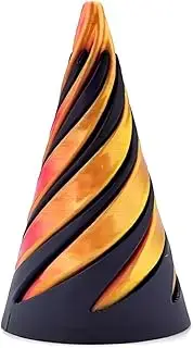 Spiral Cone Fidget Toy Impossible Cone Desktop Deco Souvenir Gift Mini 3D Printed Spiral Cone Stress Relief Desk Toy Funny White Elephant Gift Suitable for Birthday Gag gift