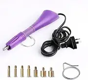 Applicator Wand Heat Gun for Hot Fix Rhinestone Crystal Tool (Purple)