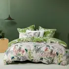 New Logan & Mason Paradiso Blush Super King Size Quilt / Doona Cover Set