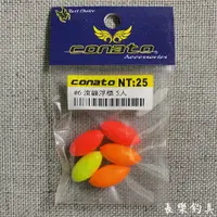 在飛比找蝦皮購物優惠-【長樂釣具行】Conato 流線浮標 浮標 目印 浮球 發泡