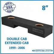 8" Dual 1999-2006 Chevy Silverado Extended Cab Sub / Subwoofer Box Enclosure