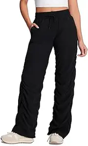 [Yogipace] Women's 25"/28"/31"/34" Dance Studio Lined Pants Lightweight Wrinkle Free Hiking Travel Pant