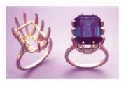 (16x12-20x15mm) 14kt White or Yellow Gold Emerald Deep Cut Ring Setting (Sz 7-9)