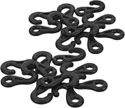 HORIALENCE 30pcs Multi Use Outdoor Tent Canopy Hooks Durable Plastic Windproof Tent Fixing Hooks for Rope Connections Ground Stakes Hanging Lights for Camping Outdoor Activities