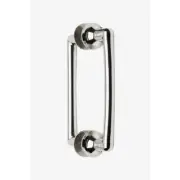 Waterworks 22-03409-72721 Dash 8" Back-To-Back Shower Door Pull POLISHED NICKEL
