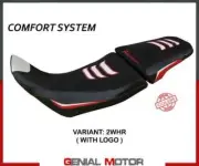 Seat saddle cover Amber sp color comf WHR+logo T.I.Honda AfricaT1100 Adv S 20>23