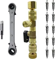 Valve Stem Tool, AC Valve Core Removal Tool | Hex Tip Adapter - Air Conditioning Valve Core Removal Tool, Efficient P