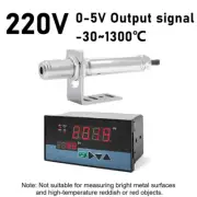 0-5V Non-contact Infrared Thermometer Sensor 220V Temperature Tool W/Controller