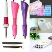 Hot Fix Rhinestone Applicator Plastic Storage Box Pick Up Pencil Paper Fix Craft