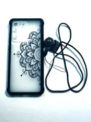 Phone Case Compatible with Samsung Galaxy S20 Ultra Slim Fit Rubber TPU Black