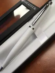 Sheaffer VFM Matte White Ballpoint Pen