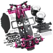 1x Alloy & Carbon 1:10 RC Drift Car Kit EP For Sakura D4 AWD 4WD Racing Car