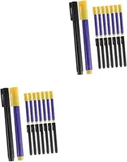 STOBOK 2sets Detector Pen Money Checker Water-based Restaurant Supply for Sale 16pcs*2