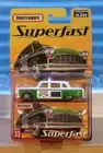 2006 Matchbox Superfast Checker Cab #33 in green and white