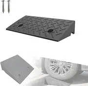 Non Slip Rubber Shed Ramps 3" 4" 5 Inch Rise Threshold Ramp for Wheelchairs Sidewalk Garage, Heavy Duty Driveway Curb Ramp for Doorways, Garden Step, Loading Dock(50x50x16cm)