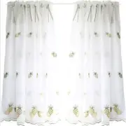 Lace Half Short Curtain Window Cafe Kitchen Cabinet Door Drape Curtain Decor
