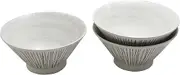 Chodokusa White Reversed Bowl Bowl 7.5 inches (19 cm), Value Set of 3 (Amazon.co.jp Exclusive) (Commercial Set), Ramen, Okonomi-Don, Kakikomi, Multi-use, Kyodon, Set Meal, Udon, Soba, Donburi Rice
