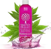 [Sparkle Bright Products] Sparkle Bright All-Natural Jewelry Cleaner Solution - 12oz. | Jewelry Cleaning for Ultrasonic Diamonds Fine Costume Designer Fashion Jewelry