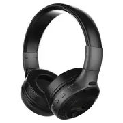 Bluetooth Wireless Headphones Over Ear Headset Earphones Noise Cancelling Gift - Black