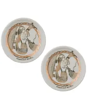 Rosanna Set of 2 The Grand Tour Italy Trinket Trays: Positano Italia