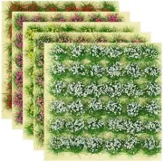 80pcs Colorful Flower Cluster Static Grass Tuft Model Artificial Plant for DIY