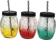 WEKAMOS 3 Sets Cold Drinks Drinking Cups Beverage Glass Bottles Outdoor Drinking Cups