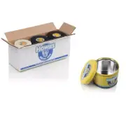 Howies Hockey Stick Tape Black Cloth / Clear Shin (6ea) - 12 pack With Tin