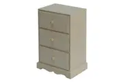 Boyle Craftwood 12x19cm Storage Chest Wooden Organiser/3 Drawers Craft Activity