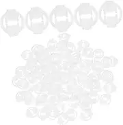DECOMELODY Minimalist Outdoor Lamp Cable Clips 100pcs String Light Clamps for Power Cables Easy Setup Firm Hold for Outdoor Indoor Use