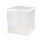 BULK 40pk Clear 12in Acrylic Cake Box (12x12x6in)