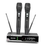 Wireless Microphone,Metal Dual Professional UHF Cordless Dynamic Mic Handheld