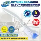 Xtra Kleen 5PCS Drain Elbow Brush 26cm Disposal Cleaner Disposer Cleaner Brush