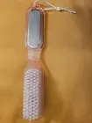 Pedicure Paddle 4 in 1 All In One Foot Rasp File Pumice Stone Brush Scrub - Pink
