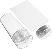 WRITWAA 1 Set Nail Stamper Kit with Scraper Manicure Art for Easy Nail Design Includes Durable Head the Go