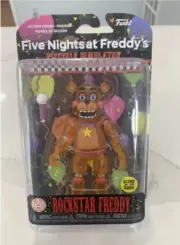 “ROCKSTAR FREDDY” Funko Five Nights At Freddy's Action Figure Glow FNAF NEW