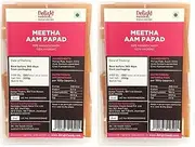 Delight Foods Premium Meetha Aam Papad - 400G (200G X 2) - Mango Jelly